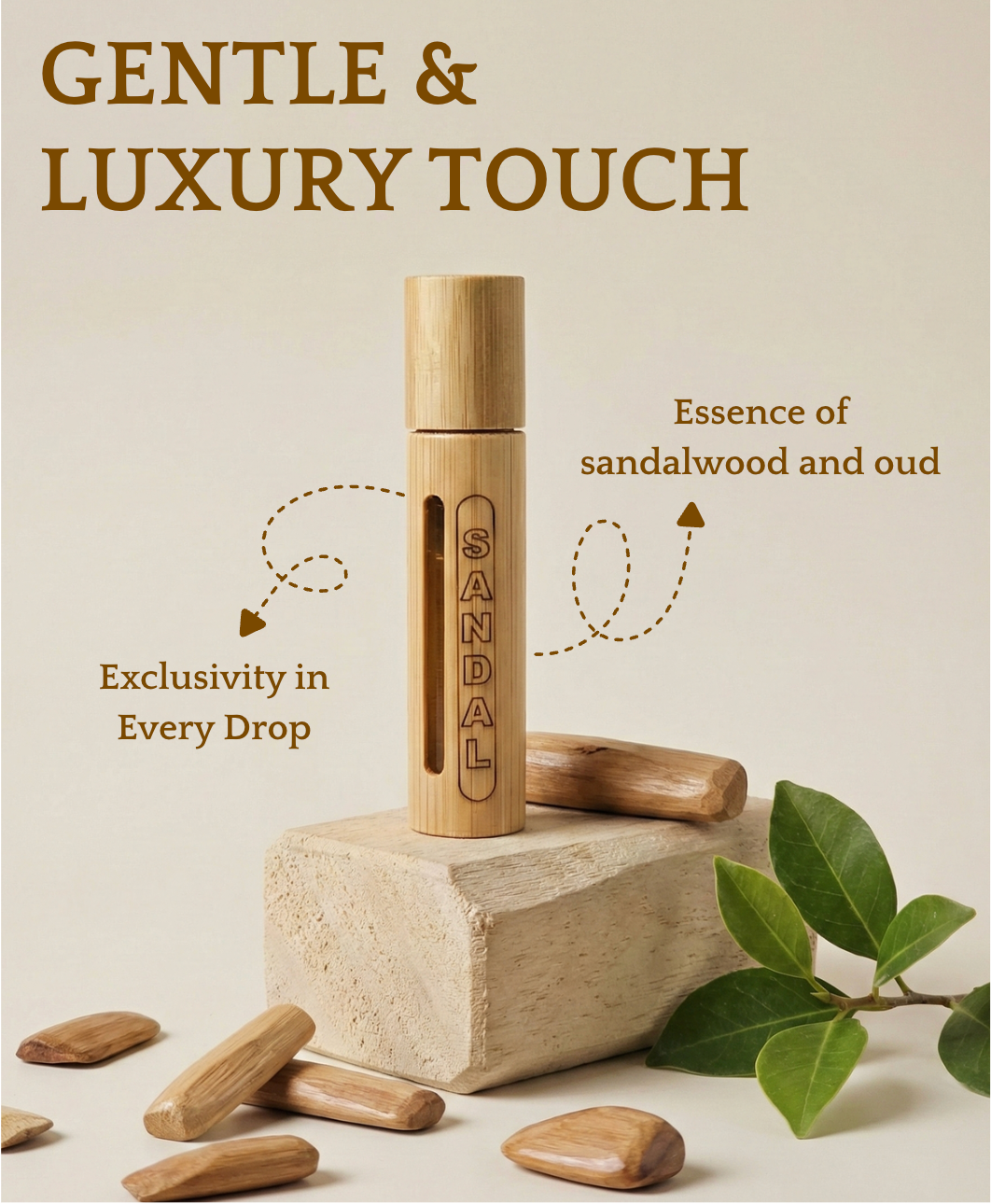 Sandal Gold roll-on