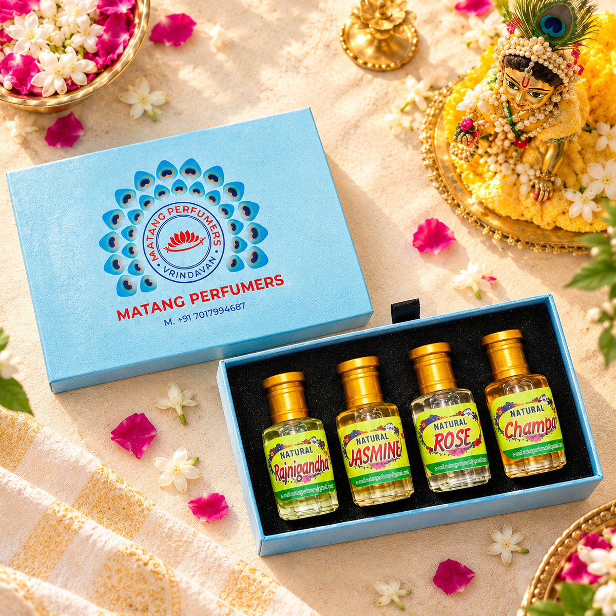 Ever-green natural attars pack