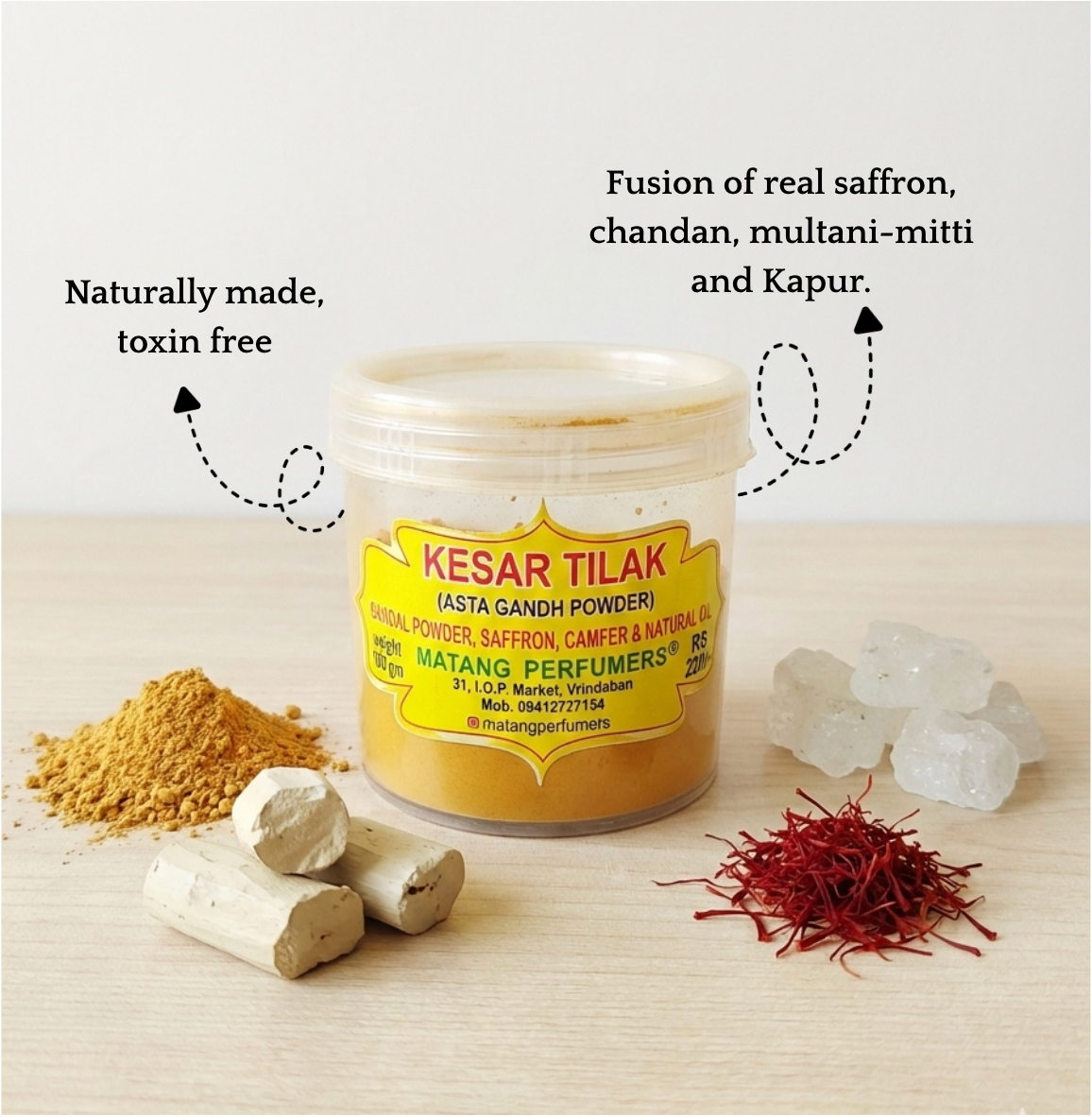 Ashtagandha kesar-tilak