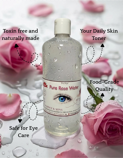 Pure Rose Water bottle